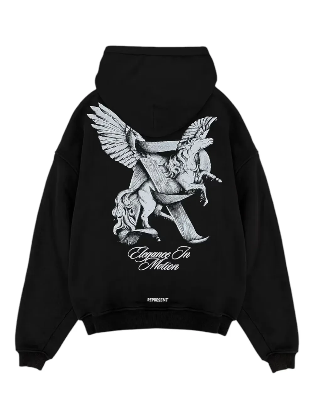 Represent Elegance In Motion Hoodie Black