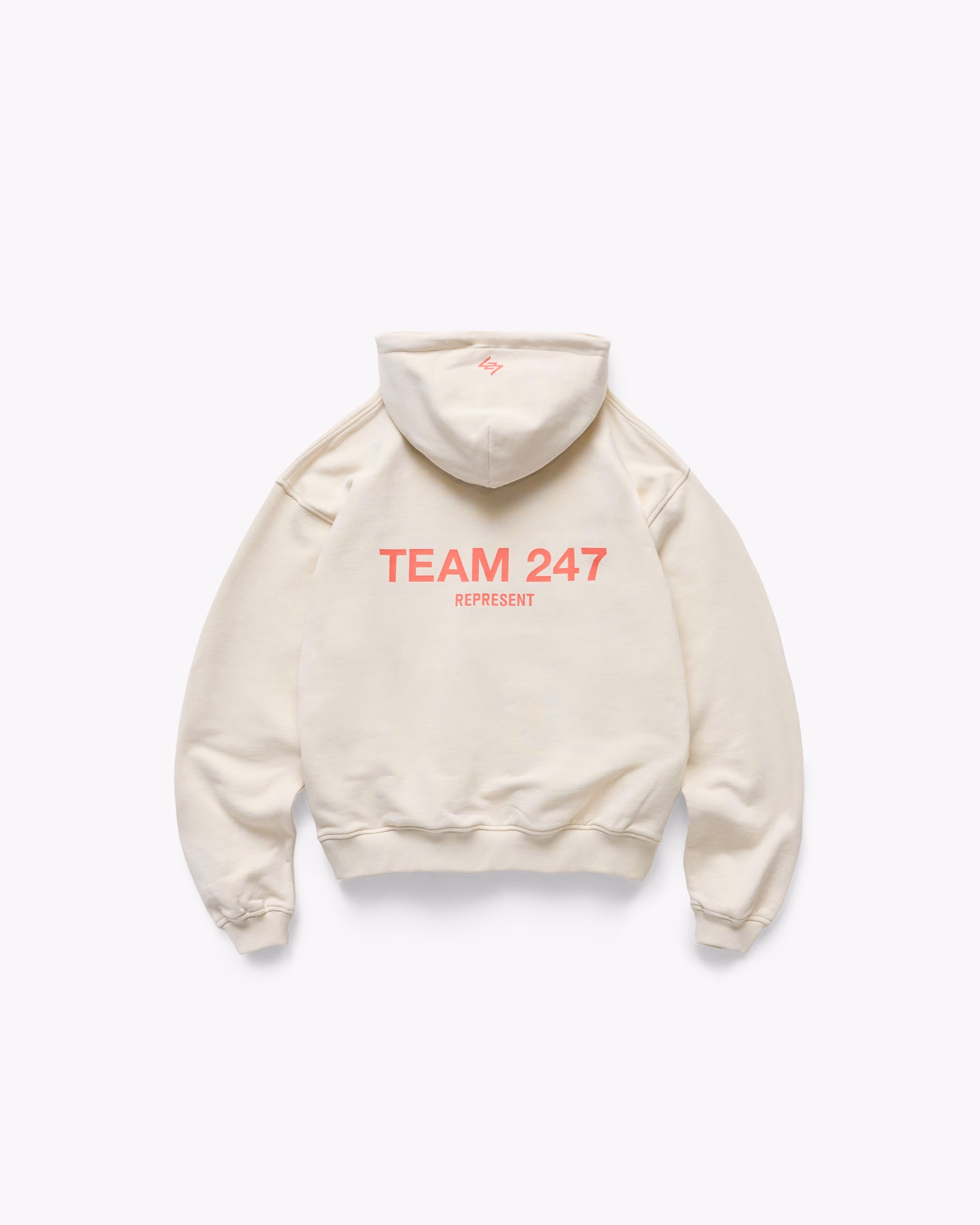 Represent Team 247 Oversized Hoodie Cream