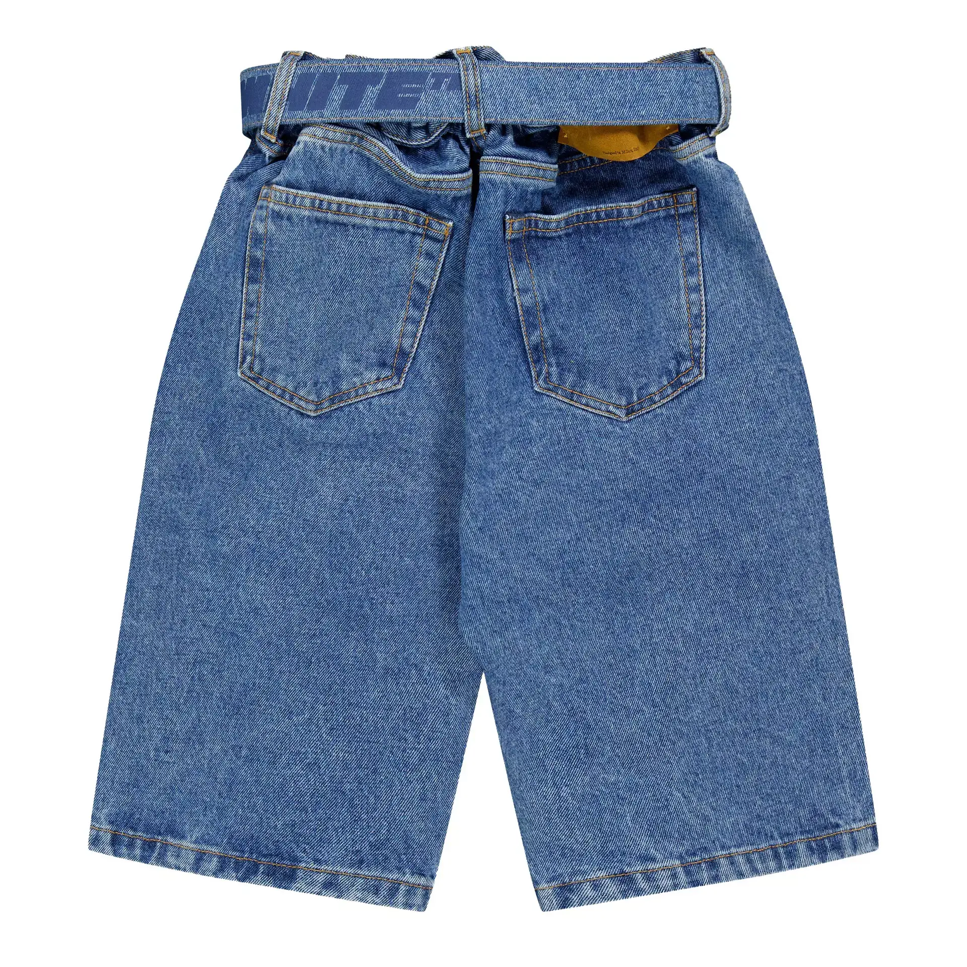 Second image of Off-White Industrial Slim Low Crotch Shorts 'Blue'