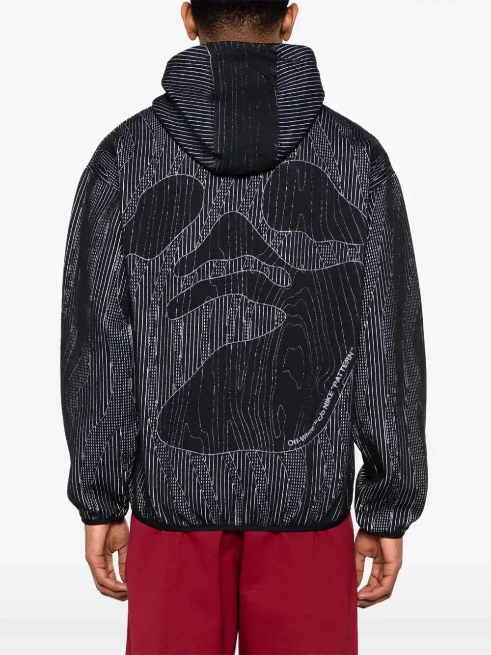 Second image of Nike x Off-White Engineered Hoodie Black