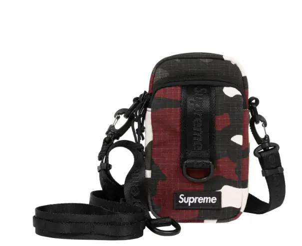 Supreme Shoulder Bag Cordura Red Camo