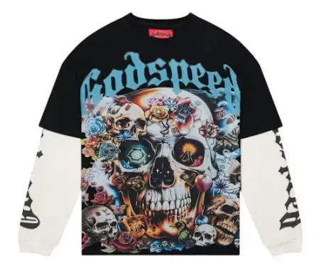 Godspeed Eternal Dream Layered Tee Black Wash