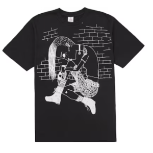 Supreme Y's by Yohji Yamamoto Thinker Tee Black