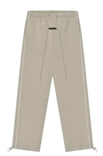 Fear of God ESSENTIALS Timber & Cloud White Relaxed Fleece Sweatpants
