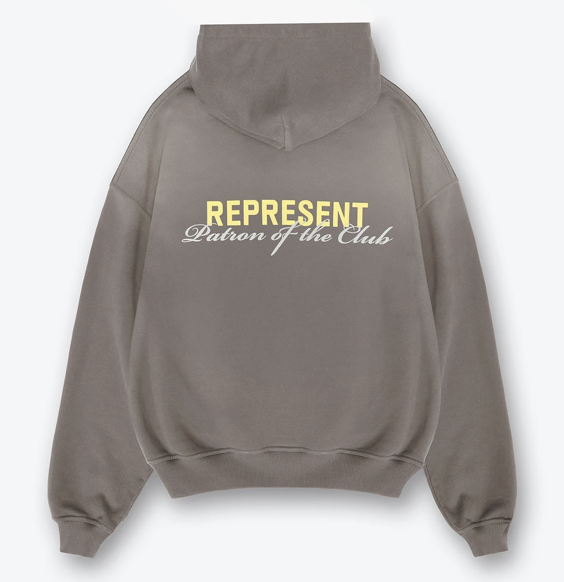 Second image of Represent Patron of the Club Hoodie Washed Olive