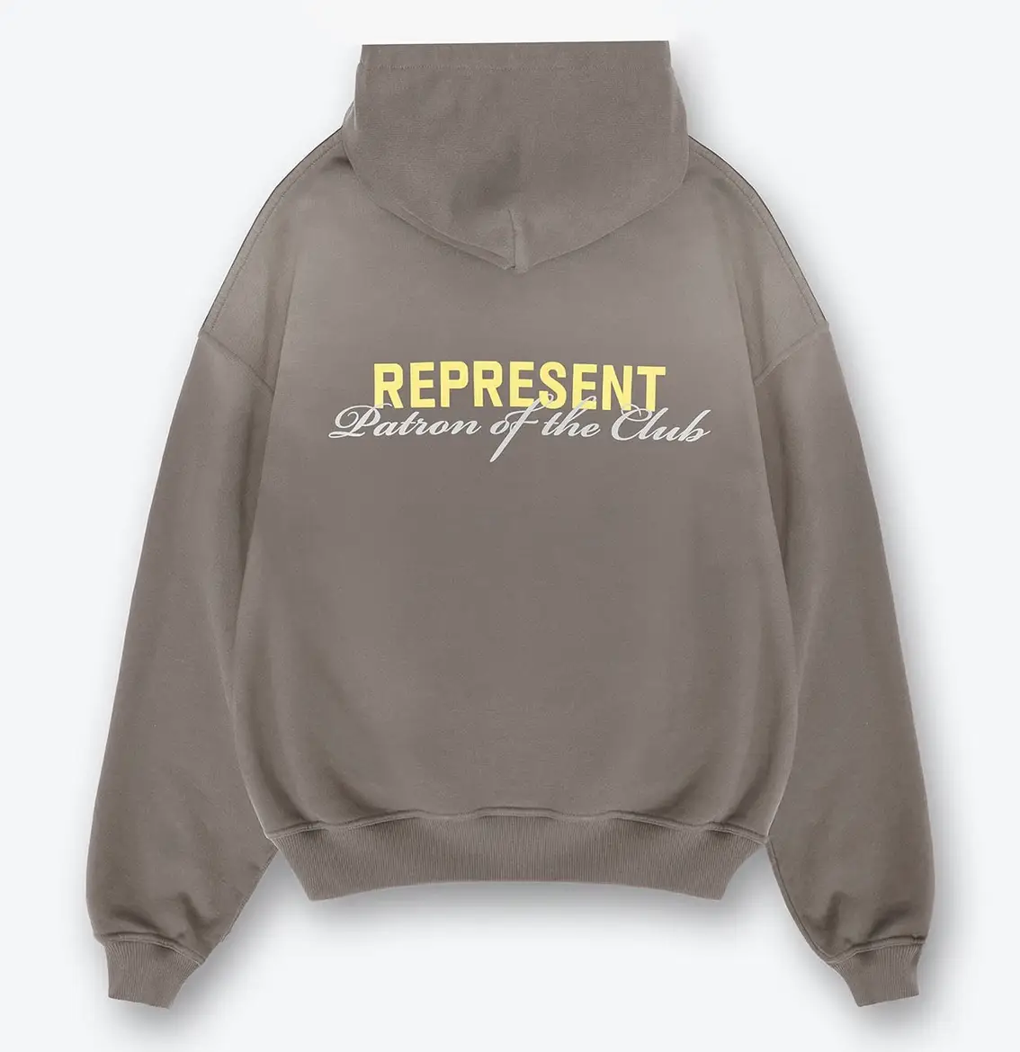Second image of Represent Patron of the Club Hoodie Washed Olive