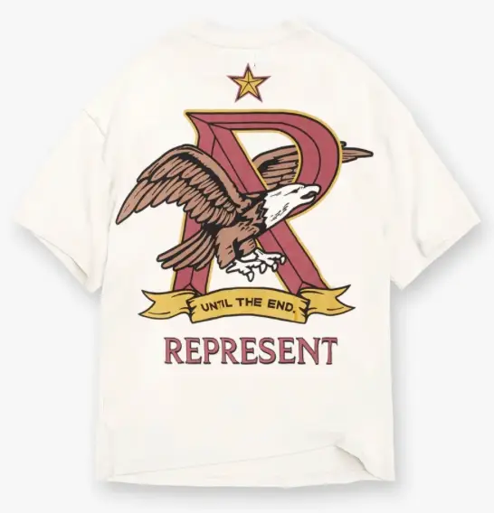 Represent x END. Eagles T-Shirt Flat White