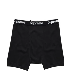 Supreme Hanes Boxer Briefs (Single) Black