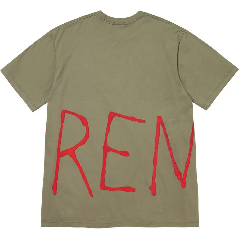 Second image of Supreme Painted Tee (SS25) Olive