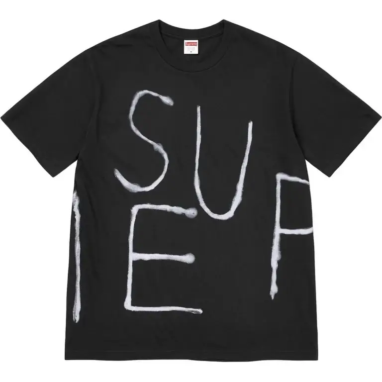 Supreme Painted Tee (SS25) Black