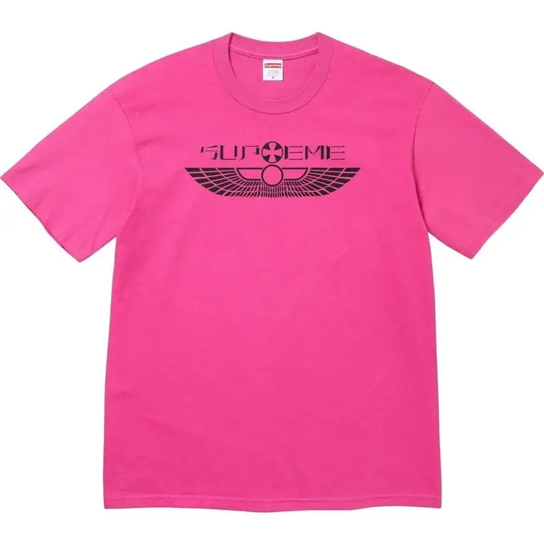 Supreme Wings Tee Fuchsia