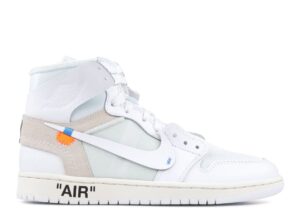 Off-White x Air Jordan 1 Retro High OG 'White' 2018 AQ0818 100