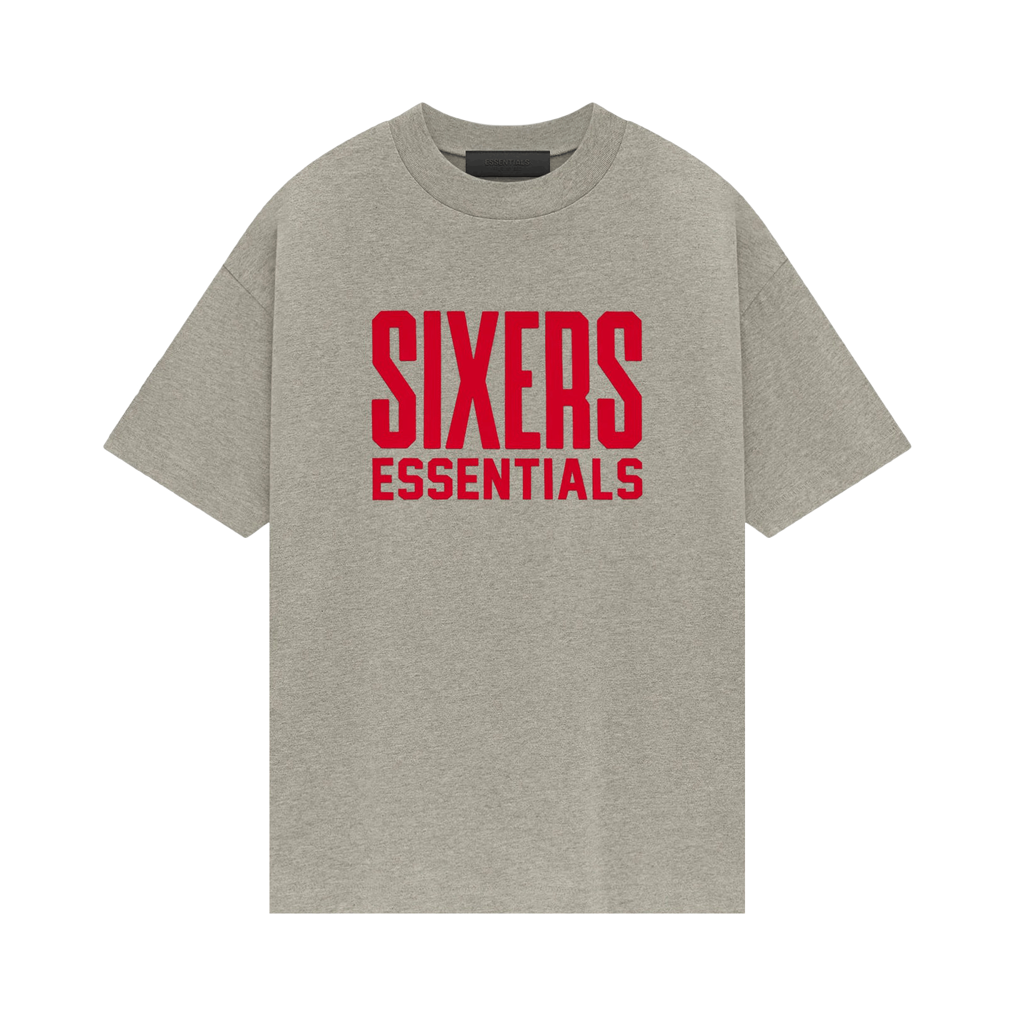 Fear of God Essentials x NBA Philadelphia 76ers Tee 'Grey/Red'