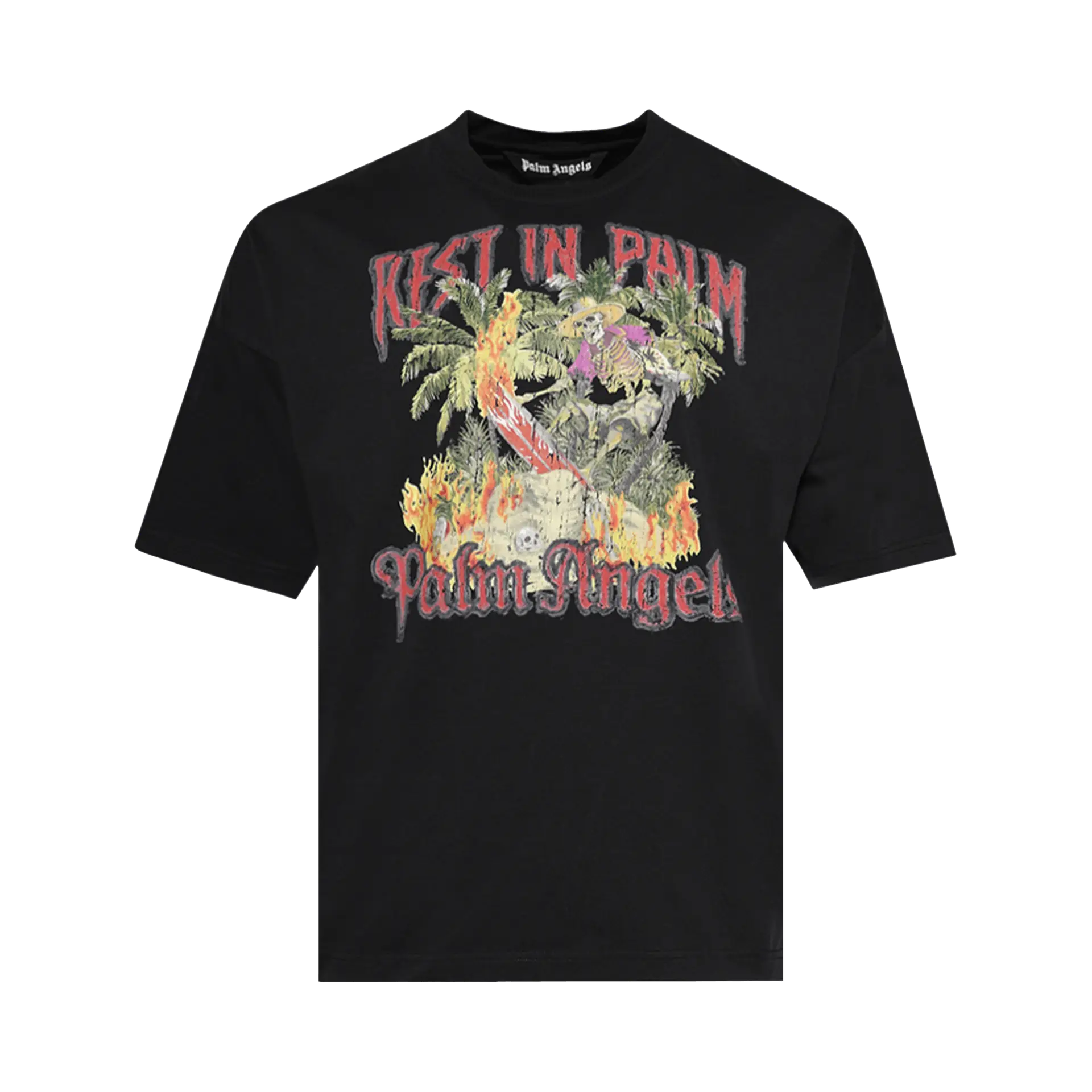 Palm Angels Rest In Palm Tee 'Black'