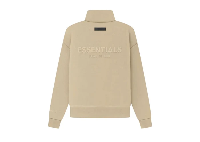 Second image of Fear of God Essentials Fullzip Jacket (SS23) Sand