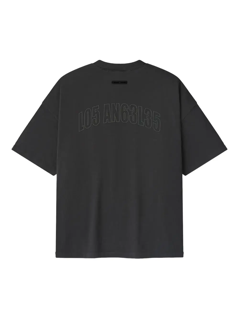 Second image of Fear of God Essentials Los Angeles 90s Tee 'Vintage Black'