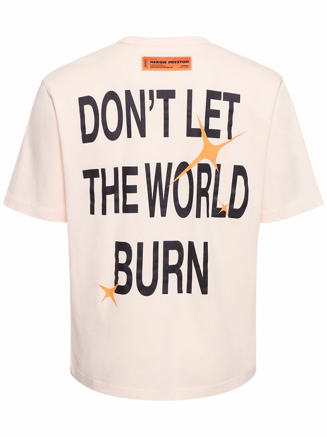 Second image of Heron Preston Globe Burn Tee