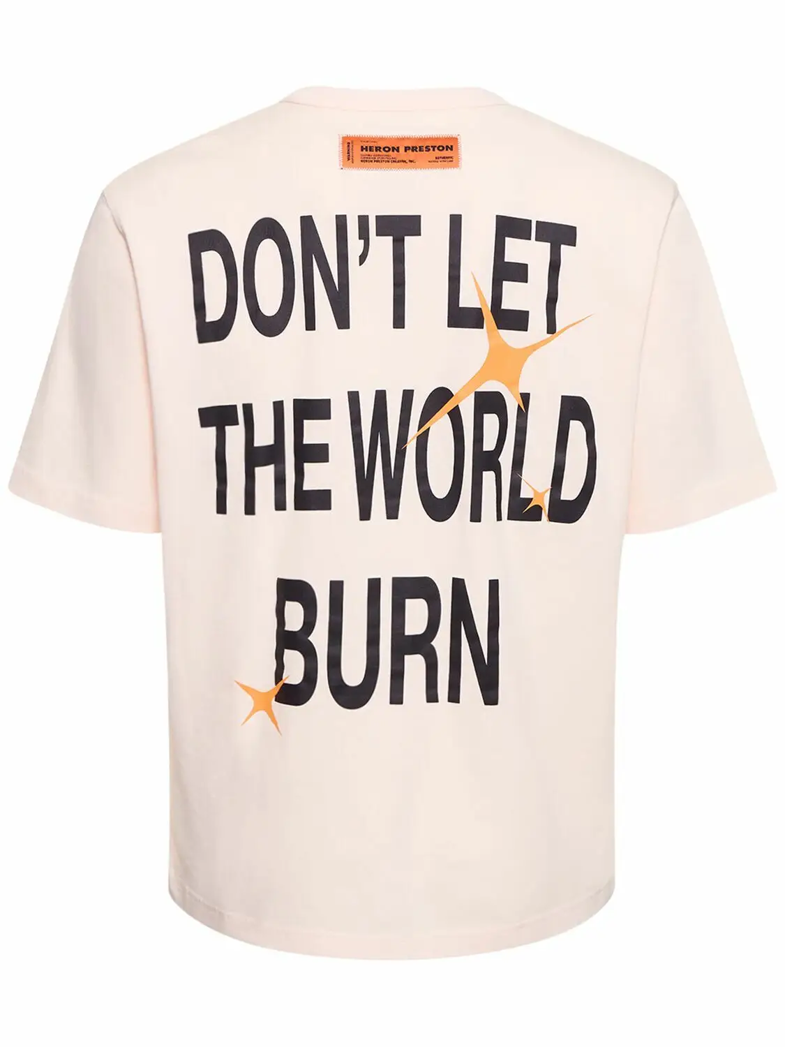 Second image of Heron Preston Globe Burn Tee