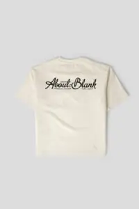 About Blank Banner Tee 'Off White' - view 3
