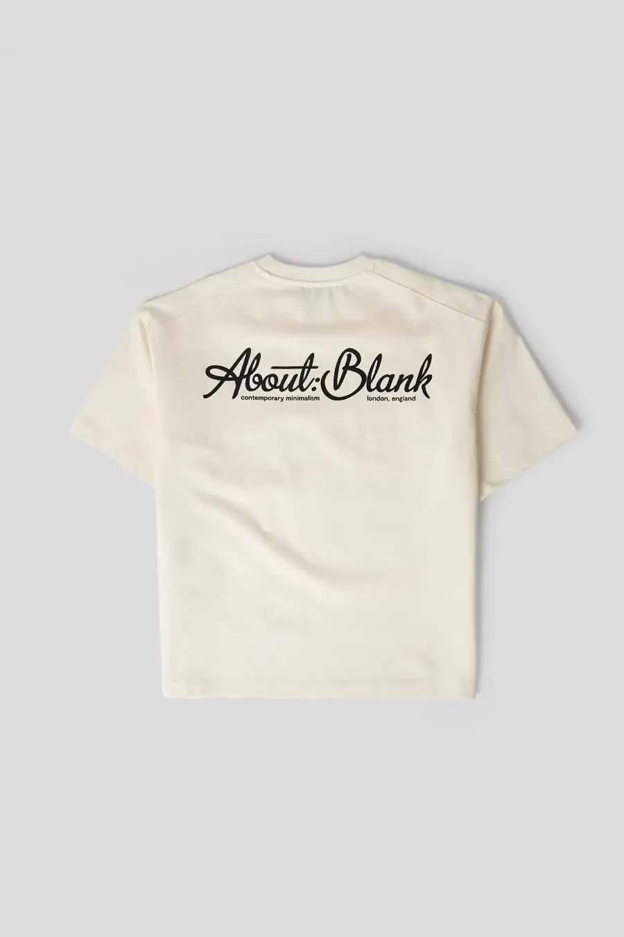 Second image of About Blank Banner Tee 'Off White'