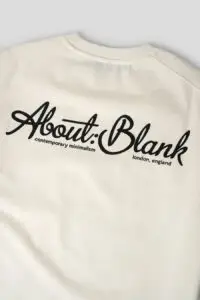 About Blank Banner Tee 'Off White' - view 4