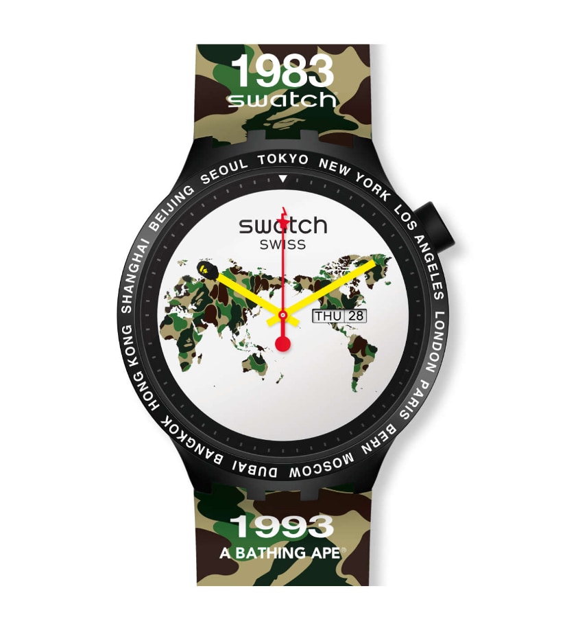 Swatch x BAPE Big Bold 'The World'
