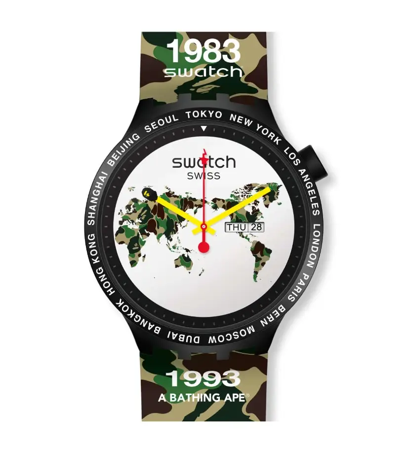 Swatch x BAPE Big Bold 'The World'