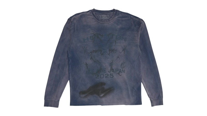 Travis Scott x Fragment x Nike Ise Mie Longsleeve 'Washed Blue'