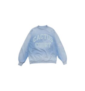 Travis Scott x Nike CJ Cactus Court Varsity Crewneck 'Blue'