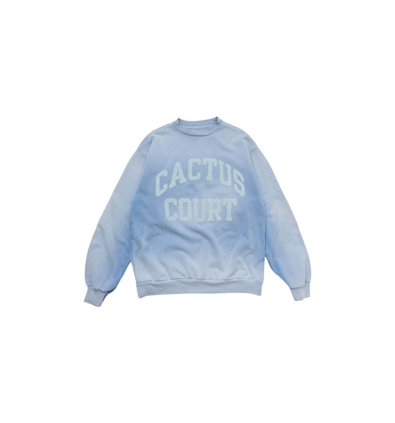 Travis Scott x Nike CJ Cactus Court Varsity Crewneck 'Blue'