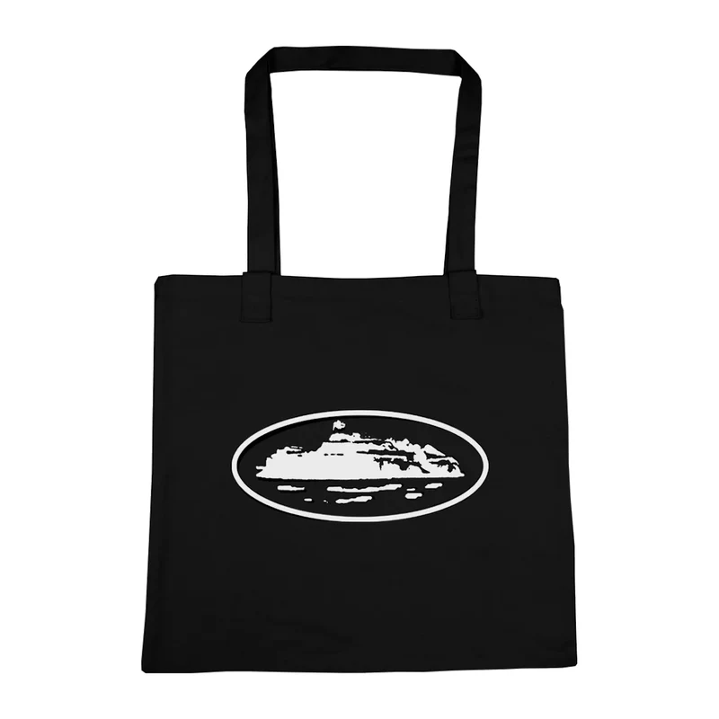 Alcatraz Tote bag Black/white