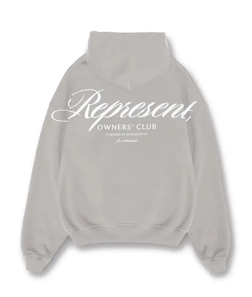 Represent Script Hoodie 'Rock'