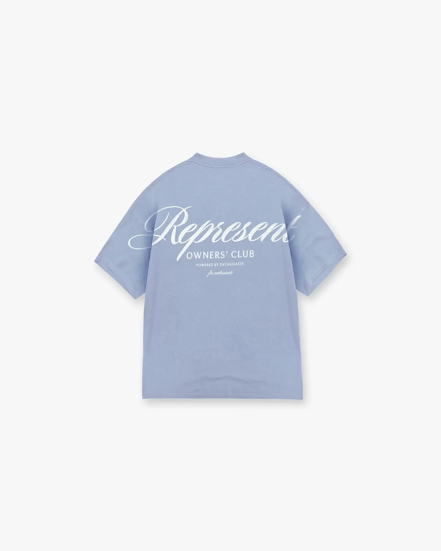 Represent Script Tee 'Dusty Blue'