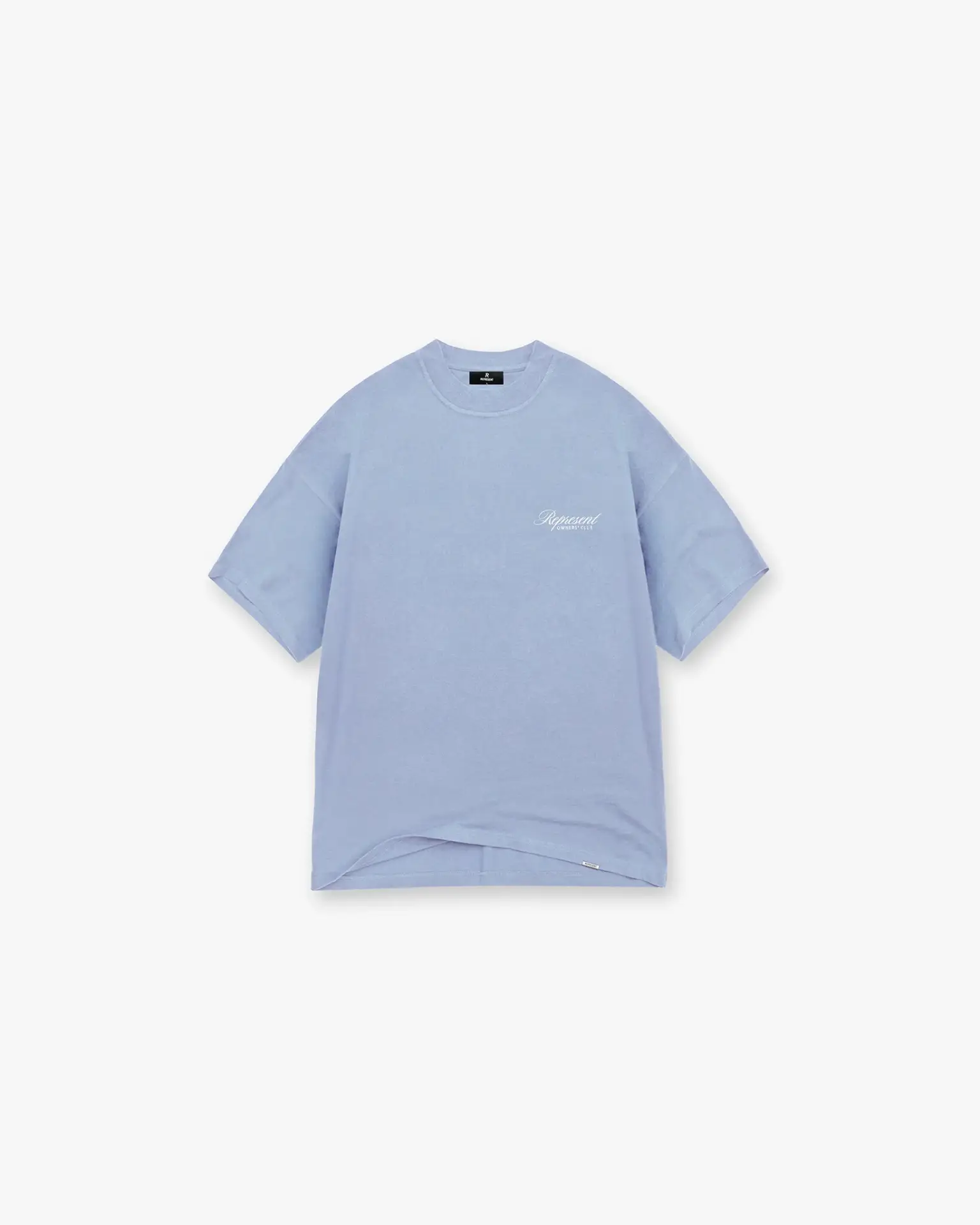 Second image of Represent Script Tee 'Dusty Blue'